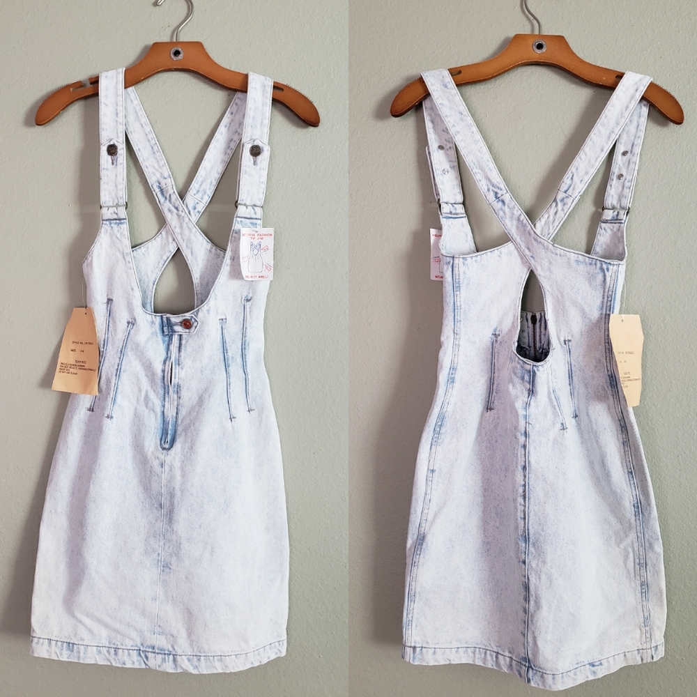 Vintage Filippo Totti Denim Jumper Dress